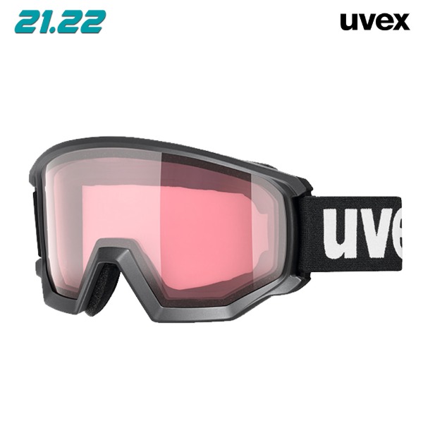2122 UVEX ATHLETIC V Asian fit - Black Mat /variomatic pink (우벡스 애슬래틱 V 아시안핏 바리오메틱 핑크 /스키보드고글)