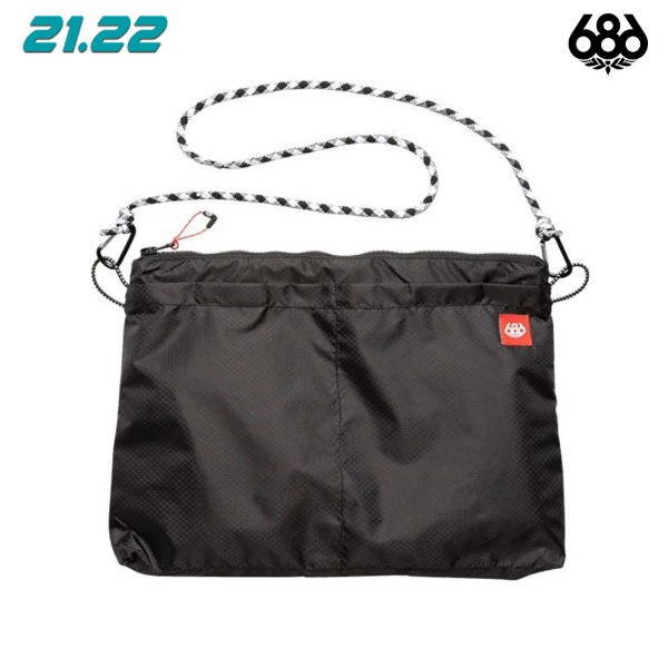 2122 686 POCKET POUCH BAG BLACK O/S (686 포켓 파우치 백 블랙)