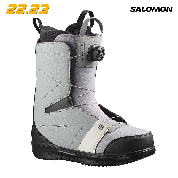 2223 SALOMON FACTION BOA SNOWBOARD BOOTS - Grey  Black  White (살로몬 팩션 보아 스노우보드 부츠)