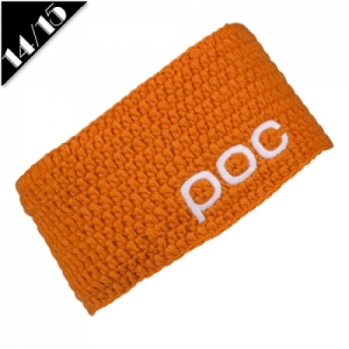 1415 POC Crochet Headband Corp Orange