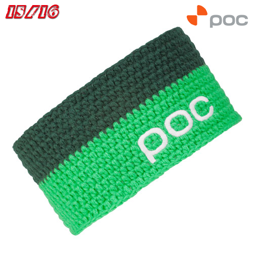 1516 POC Crochet Headband Green / Green 피오씨 헤어밴드