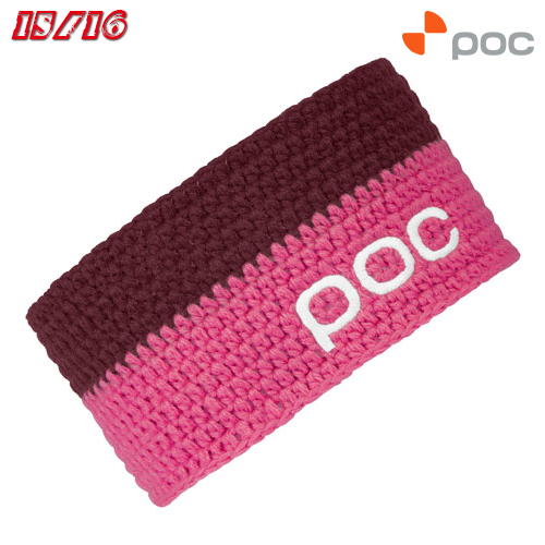 1516 POC Crochet Headband Solder Red / Pink 피오씨 헤어밴드 
