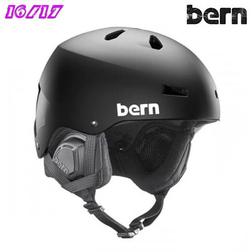 1617 BERN MACON - MATTE BLACK W/ BLACK PREMIUM LINER(번 마콘 아시안핏 헬멧)