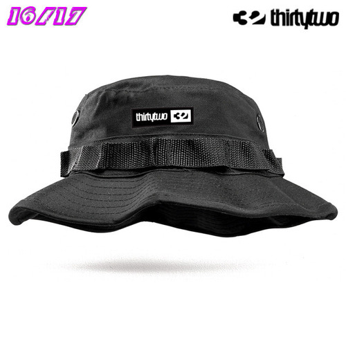 1617 THIRTYTWO BOONIE HAT CAP_BLACK (32 스트릿 모자,캡,부니헷) 
