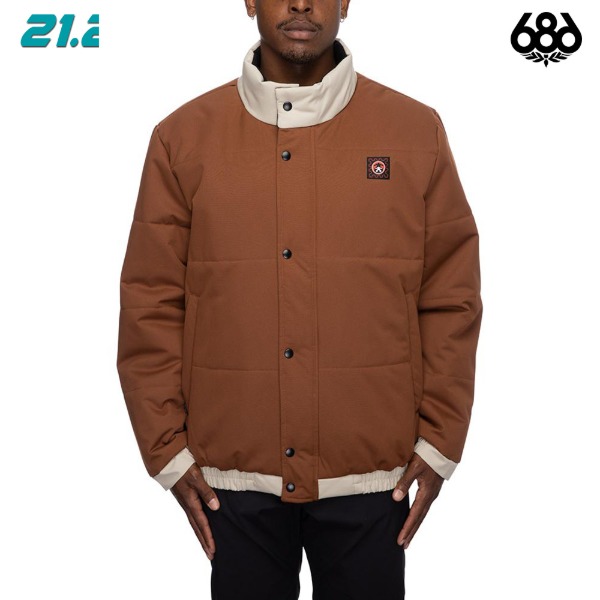 2122 686 MENS LIL PUFF INSULATED JAKET CLAY (686  LIL PUFF 인슐레이티드 스노우보드복 자켓) WLAY05CLAY