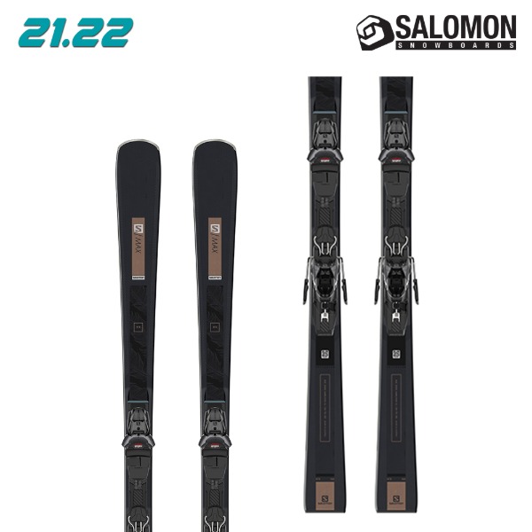 21/22 SALOMON E S/MAX W 8 + M11 GW L80 (살로몬 여성 스키 플레이트)