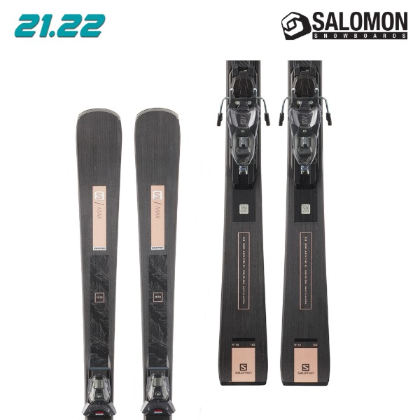 21/22 SALOMON E SMAX W 10 + M11 GW L80 (살로몬 여성 스키 플레이트)