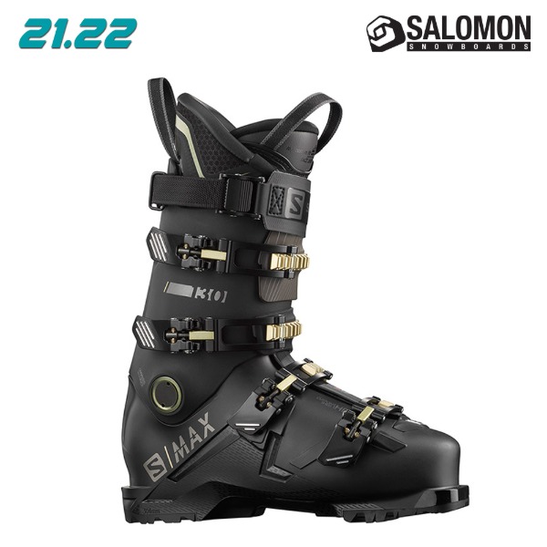 21/22 SALOMON S/MAX 130 GW BOOTS - Black/Belluga/Pale Kaki (살로몬 에스 맥스 130 GW 스키 부츠)