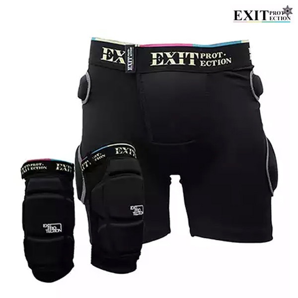 EXIT PROTECTION (엑시트 스키/스노우보드 엉덩이+무릎 보호대 세트)