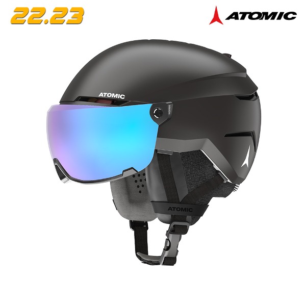 2223 ATOMIC SAVOR VISOR STEREO - Black( 아토믹 세이버 바이저 스테레오 블랙 헬멧) AN5005712