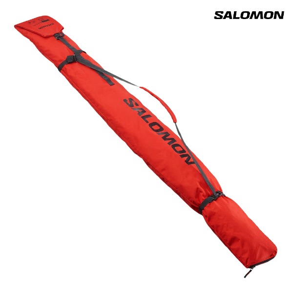 SALOMON ORIGINAL 1 PAIR 160-210 Fiery Red/BLACK (살로몬 오리지널 1P 160-210 스키백 가방 레드) LC1922100 2223