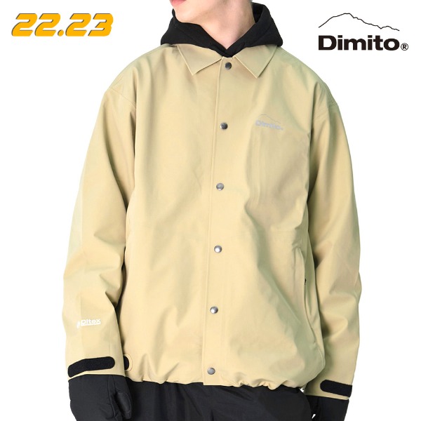 2223 DIMITO 3L COACH JACKET - BEIGE (디미토 3L 코치 스노우보드복 자켓)