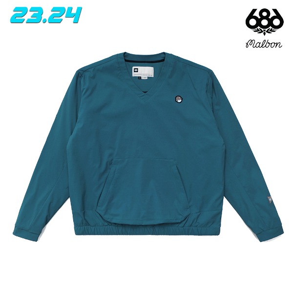 2324 686 MALBON Primaloft Dri Merino Pullover jacket Blue (686 말본 패딩 풀오버 자켓 블루) M3FAWLS172