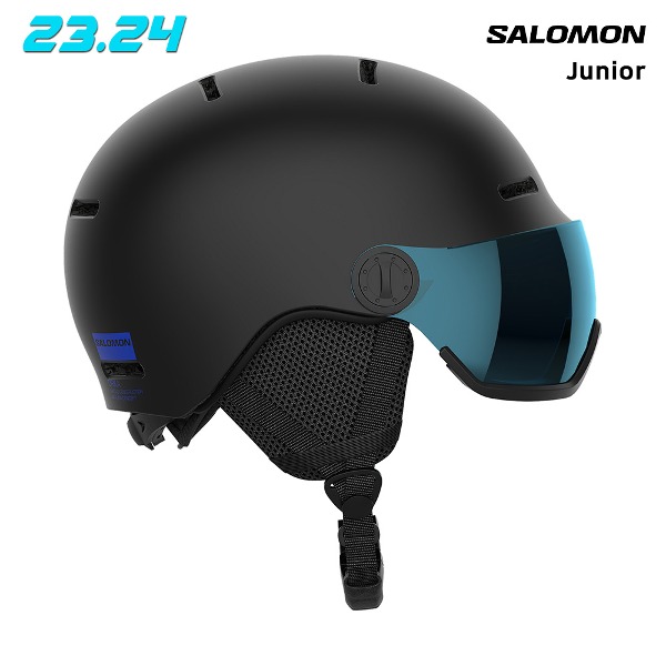 2324 SALOMON ORKA VISOR JUNIOR HELMET - BLACK (살로몬 오르카 주니어 바이저 헬멧) L47298700