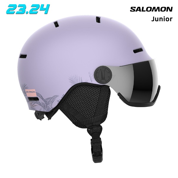 2324 SALOMON ORKA VISOR JUNIOR HELMET - EVENING HAZE (살로몬 오르카 주니어 바이저 헬멧) L47300900