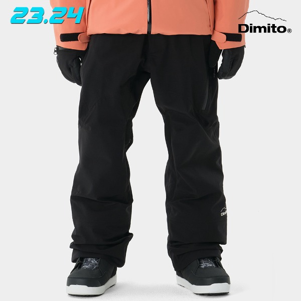 2324 DIMITO BIO SLIM PANTS - BLACK (디미토 바이오 슬림 스노우보드복 팬츠 블랙)