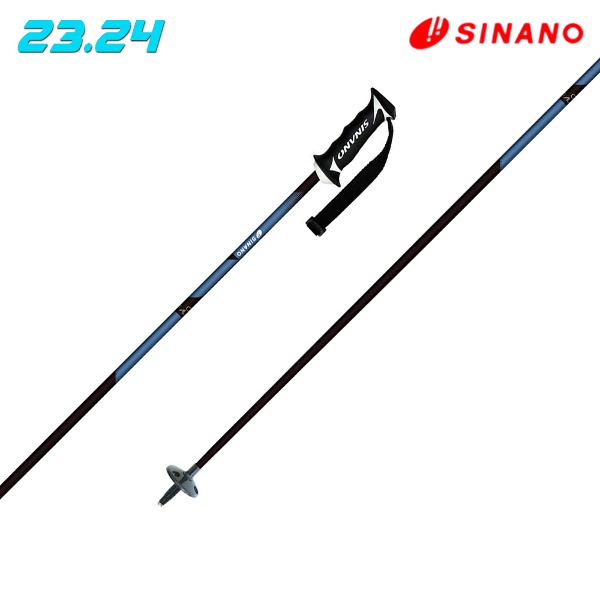 2324 SINANO CX FALCON - BLACK (시나노 CX 팔콘 스키 폴)