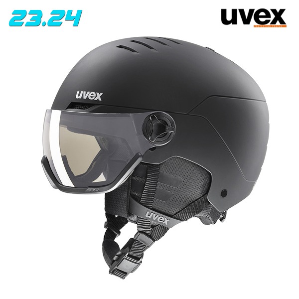 2324 UVEX WANTED VISOR V - BLACK MATT (우벡스 원티드 바이저 V 스키 보드 헬멧)