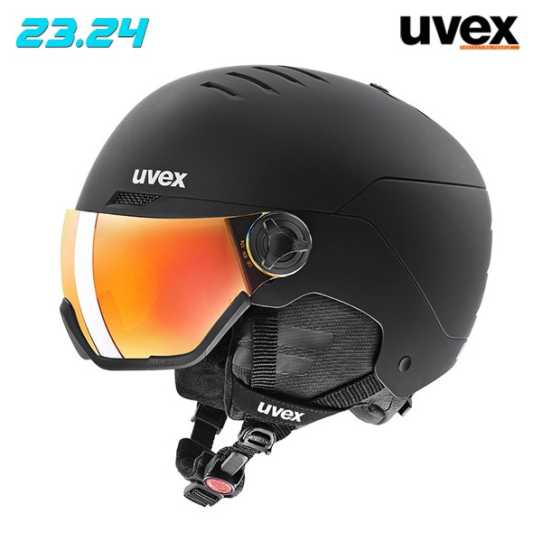 2324 UVEX WANTED VISOR - BLACK MATT (우벡스 원티드 바이저 스키 보드 헬멧)