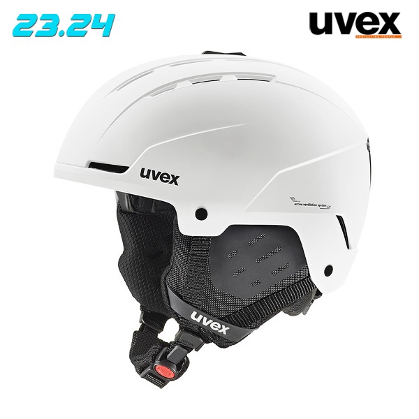 2324 UVEX STANCE - WHITE MATT (우벡스 스텐스 스키 보드 헬멧)